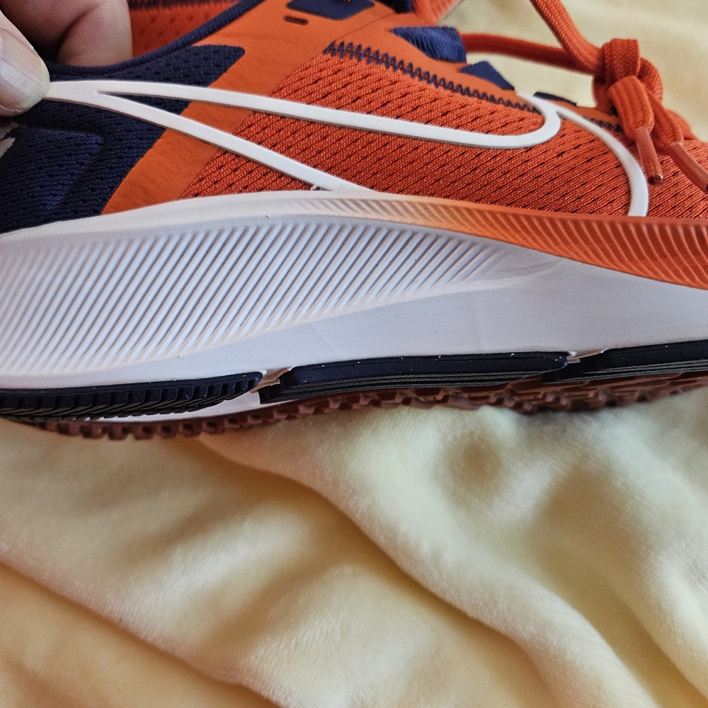 NEW! Nike Pegasus CLEMSON Orange and Purple Sneakers 8.5 M 10 W - Picture 8 of 10